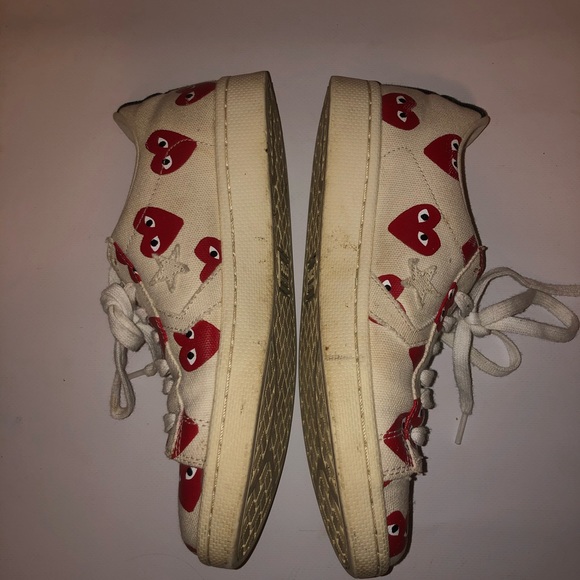 CDG Converse “Hearts All Over” - Picture 5 of 7